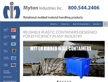 Tablet Screenshot of mytonindustries.com